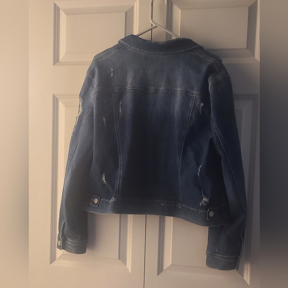 New York & Company Size XXL Dark Blue Jean Jacket - EXCELLENT CONDITION - Picture 8 of 8
